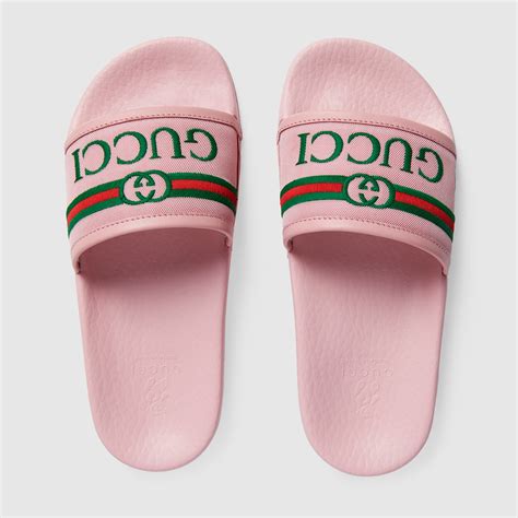 gucci youth slides|gucci slides kids girls.